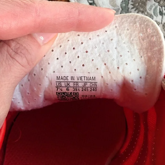 Adidas Originals SL 72 Retro Sneakers Better Scarlet/Cream White / Halo Blue 7.5 - Picture 6 of 9